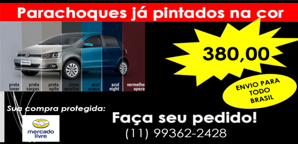 Parachoques Pintados na cor do Veículo, Pronto para instalar!